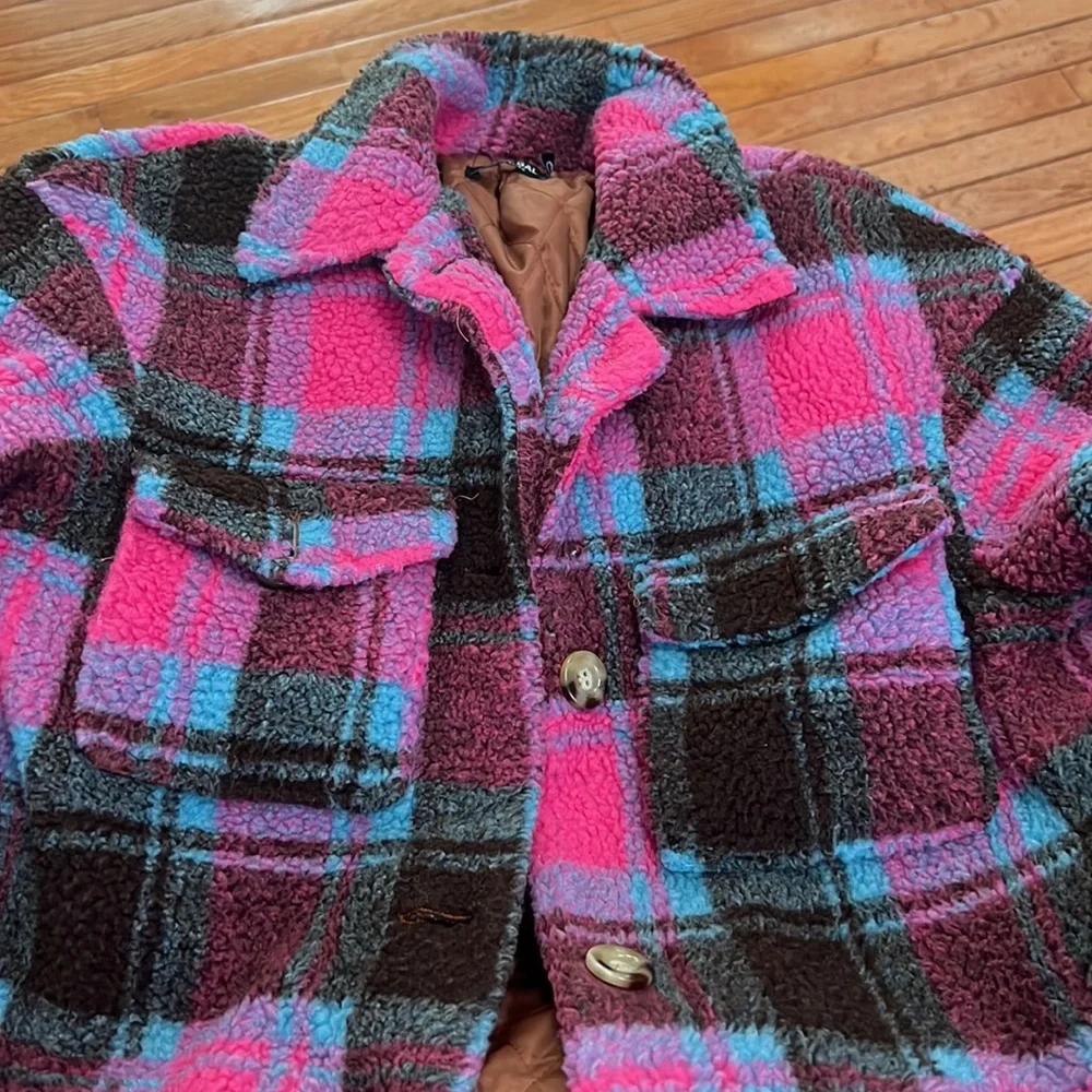 Nastygal teddy maxi shacket - Picture 2 of 2